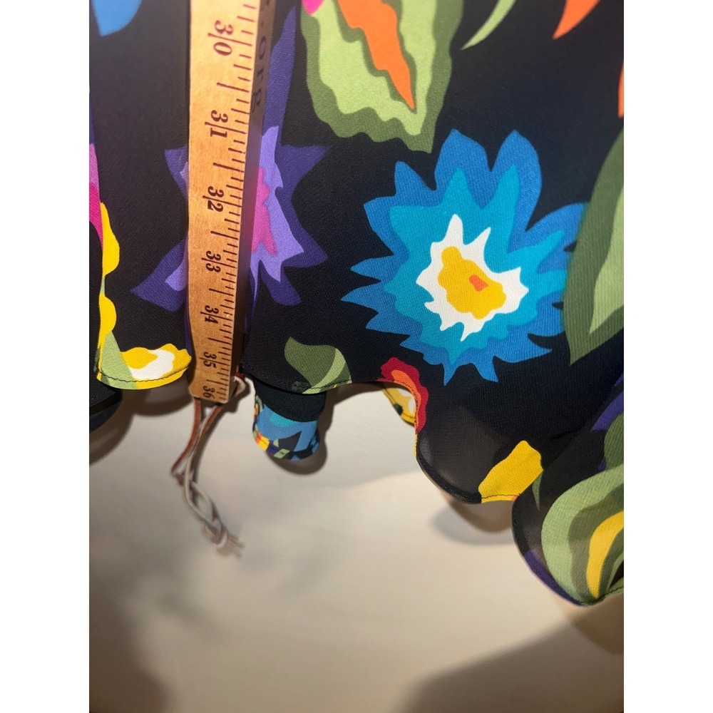 Coldwater Creek Plus Sz 3X Colorful Floral Maxi Skirt Boho Modest - Picture 6 of 8